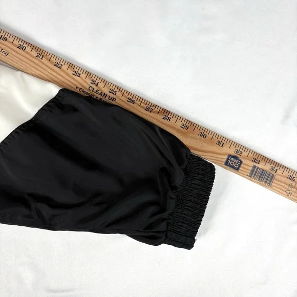 VNTG 90s Adidas Jacket Men XXL Black & White Striped Bold "adidas" Color Block - Picture 10 of 12